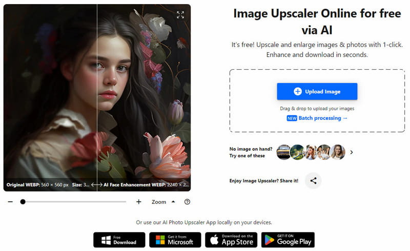 Nero AI Image Upscaler