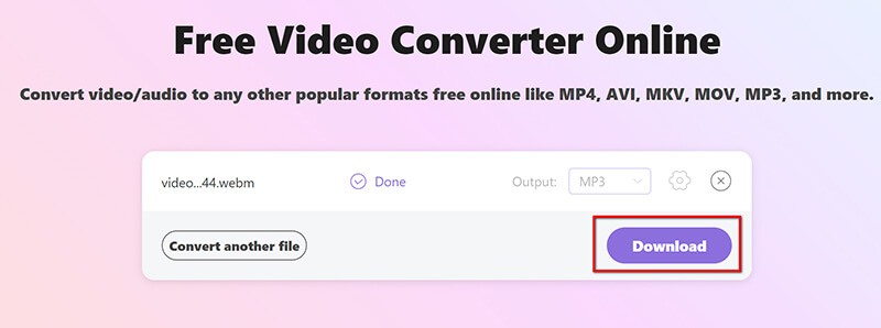 Convertire WebM in MP3 Arkthinker