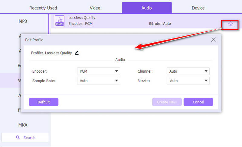 Customize WAV Parameters