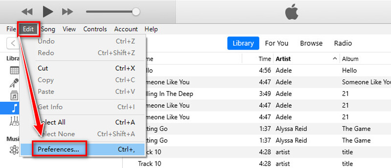 iTunes Preferences