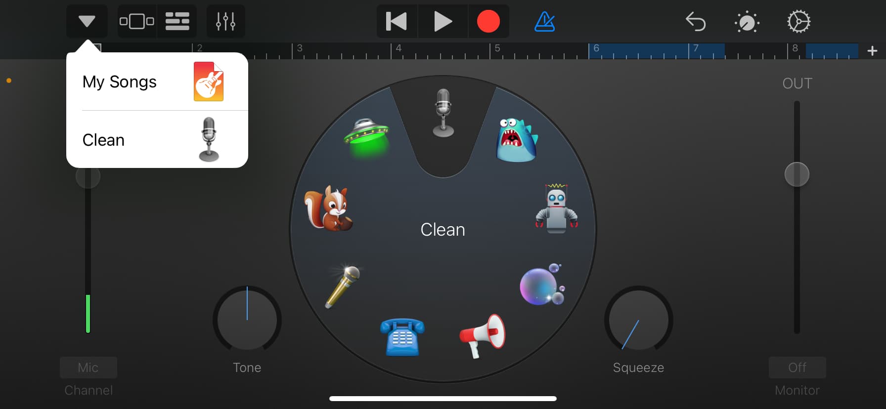 Grabar MP3 en iPhone con Garageband