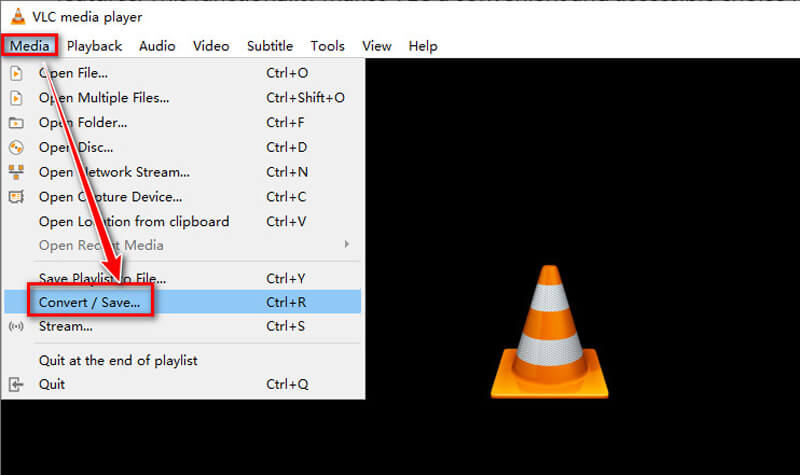 VLC 转换保存