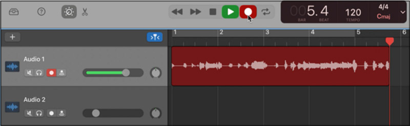 Audacity の代替 Garageband