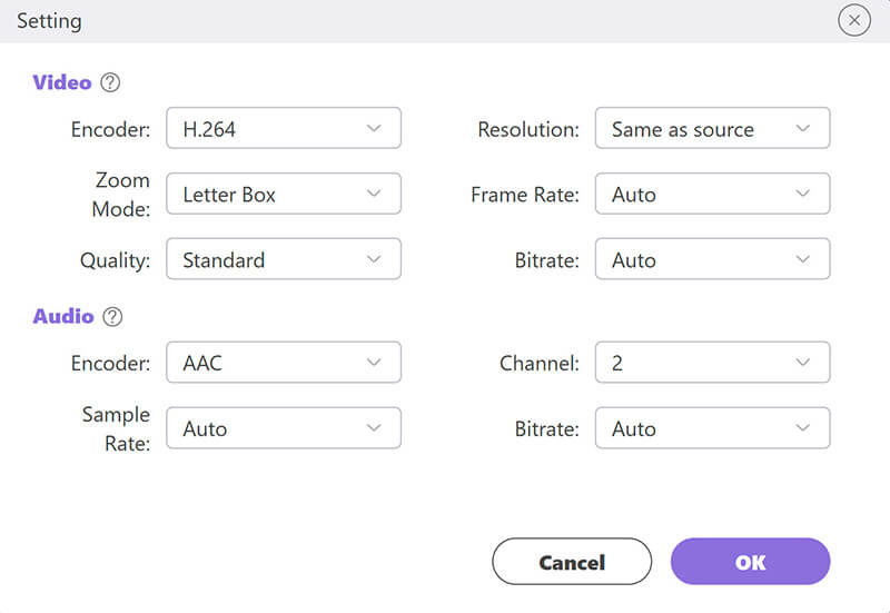 Customize MP4 Output Online