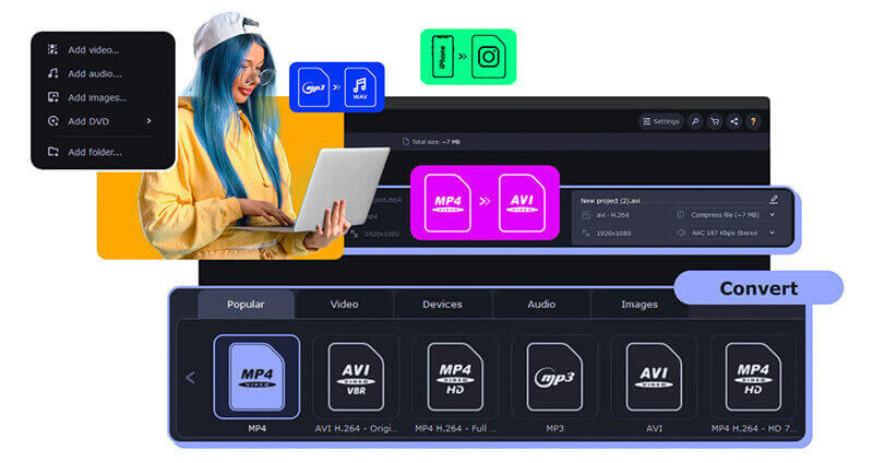 Movavi Video Converter Wide Formats