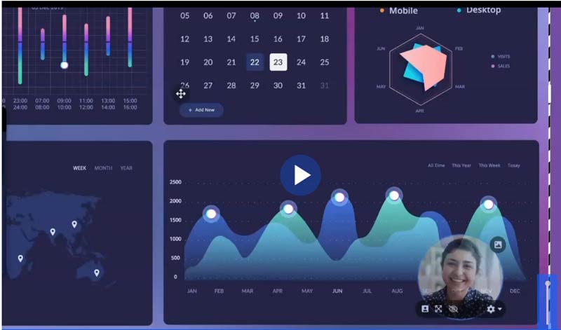 Enregistrement de superposition vidéo avec Screenpal