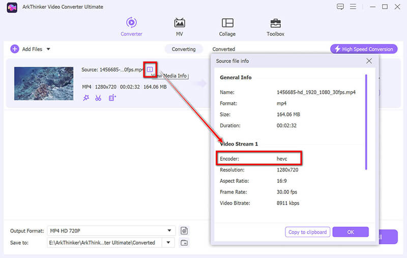 Check MP4 Codec