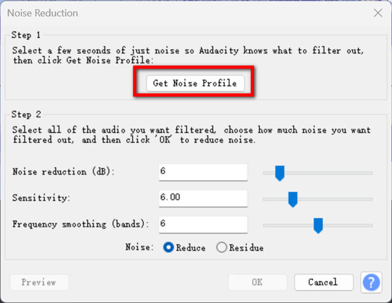 Get Noise Profile