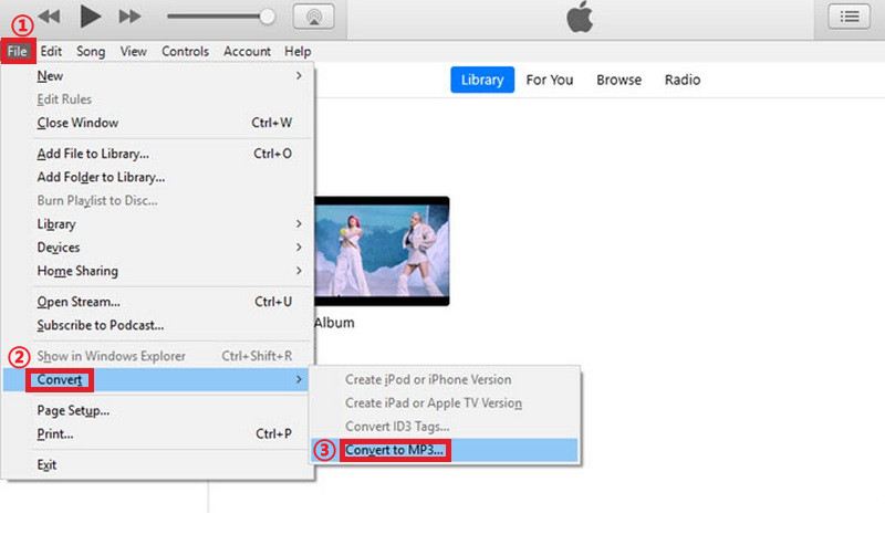 iTunes Convert to Mp3