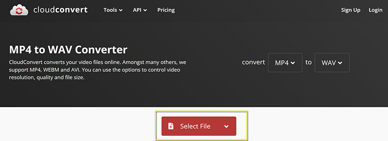 Upload MP4 In Cloudconvert